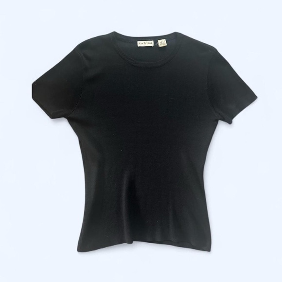 Ann Taylor Tops - Vintage Ann Taylor 100% Silk Medium Women’s Short Sleeve Shirt